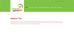 Desktop Screenshot of adanim-tea.com