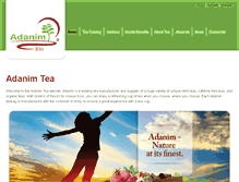 Tablet Screenshot of adanim-tea.com